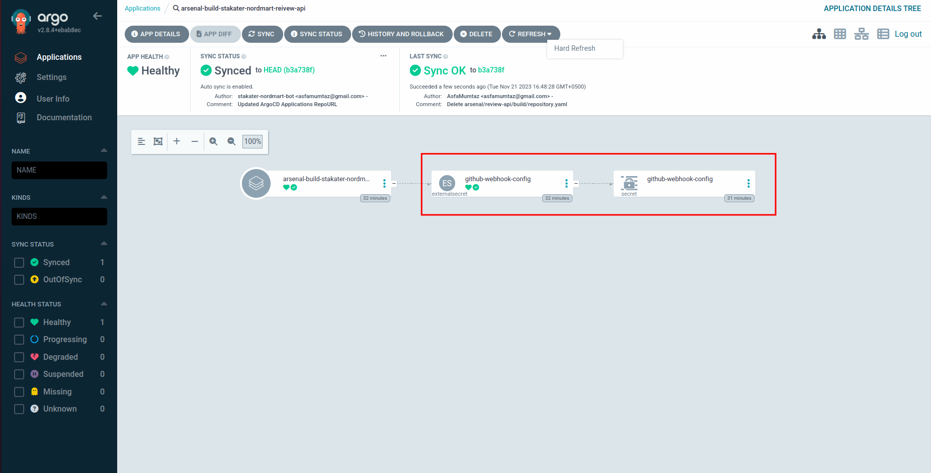 GitHub-webhook-config-argo