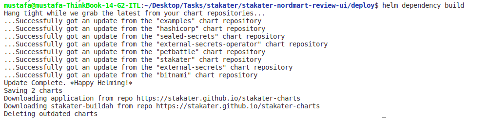 helm-dependency-build