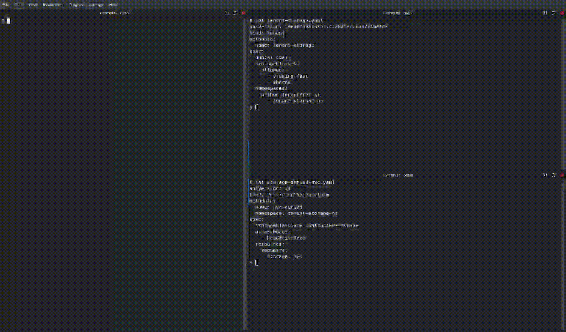 Storage Class Validation