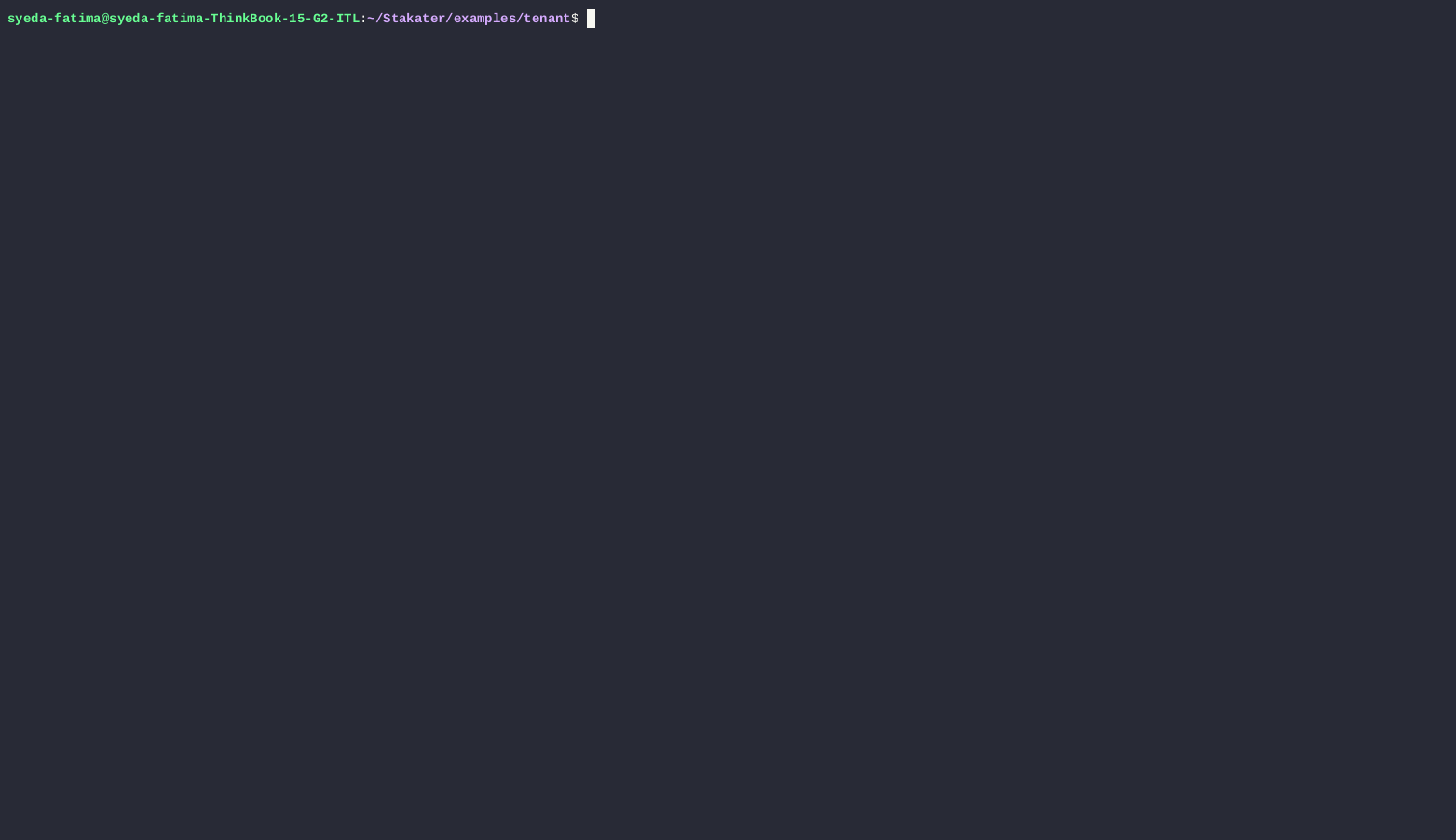 kubectl tenant RBAC demo