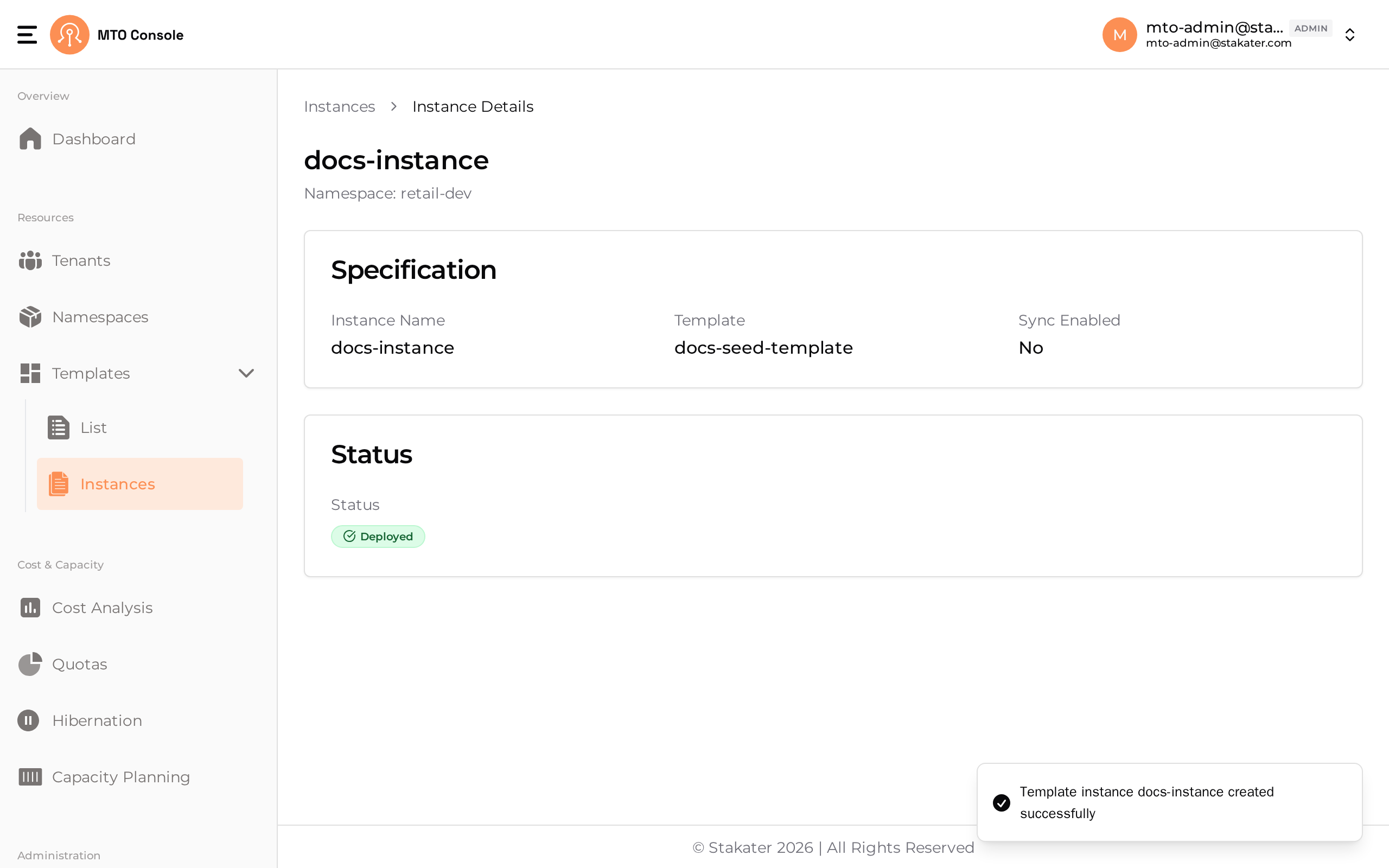 template-instance-details