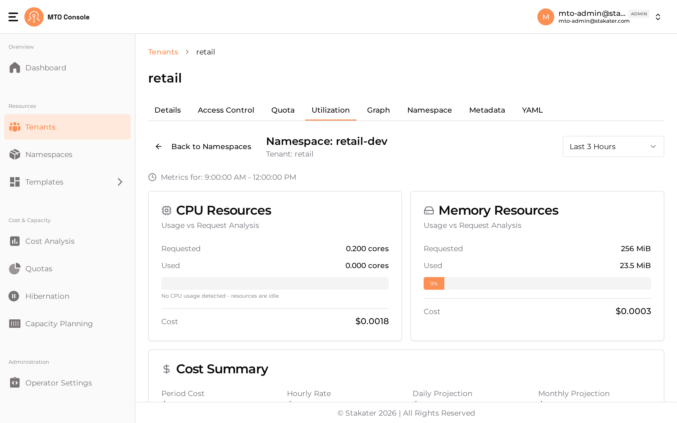 tenant-utilization-namespace-stats